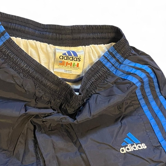 Adidas Blue Striped Windbreaker Jogger Pants Youth Size XL - Picture 3 of 8